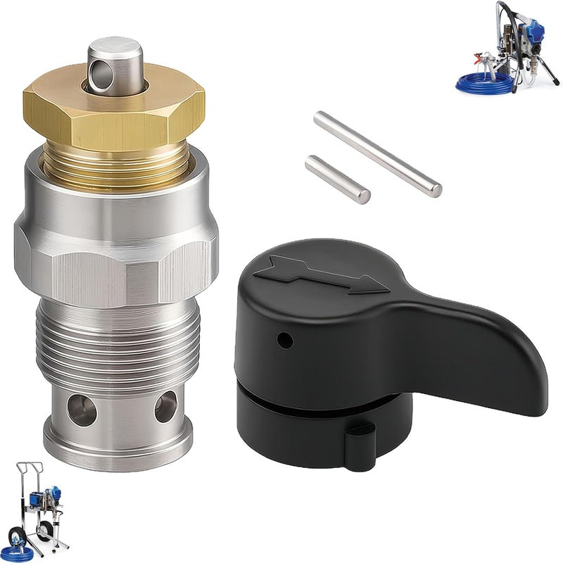 KUEDPEZ 235014 Prime Spray Valve, Drain Valve for Graco 390 395 210 230 490 495 595 3400 Aftermarketr Airless Paint Sprayer, Replace Airless Spray Painting Machine Accessories - Image 1
